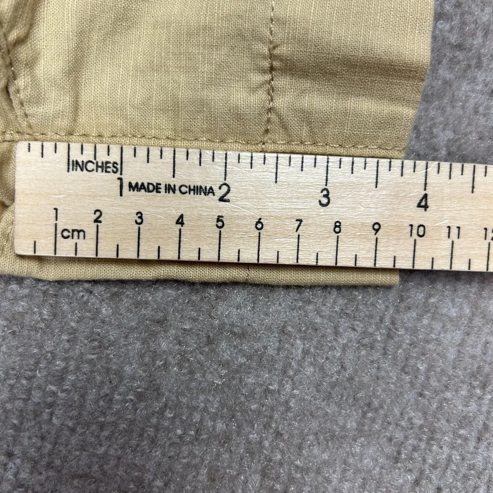 Levi Strauss & Co Shorts Womens Large Khaki Cotton Elastic Waist Pull On Classic